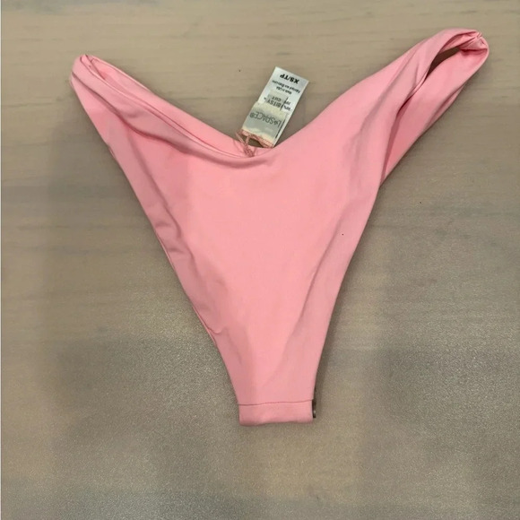 L*Space Guava/pink Whiplash Bitsy Cut  Bikini Bottom Separate (Size XS) - Picture 4 of 6
